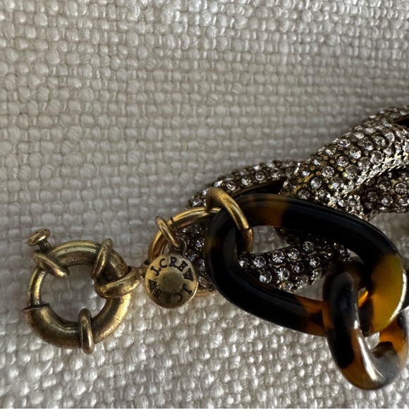 J. Crew Pavé & Tortoise Double-Link Bracelet - Picture 8 of 8